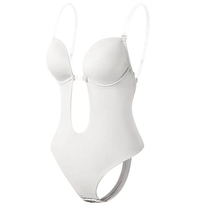 Women's Deep V Backless Body Shaper for Seamless Elegance
