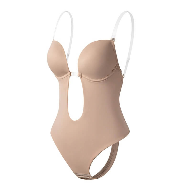 Women's Deep V Backless Body Shaper for Seamless Elegance